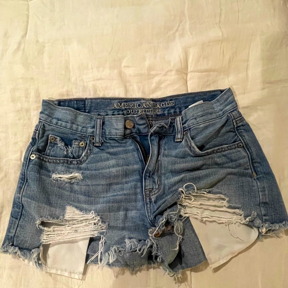 AE Cut-off Jean Shorts